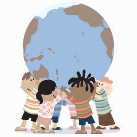 Les enfants et adolescents collaborent pour écrire des articles.