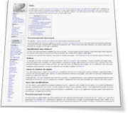 Interface originale de Mediawiki
