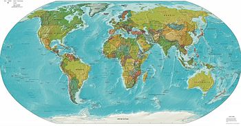 Une carte du monde