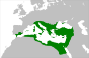 L'Empire byzantin à son apogée, sous Justinien Ier, vers 550 ap. J.-C.
