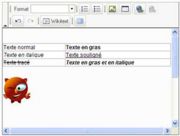 Exemple d'un contenu quelconque mis en forme dans une interface "WYSIWYG" (Wikimini)