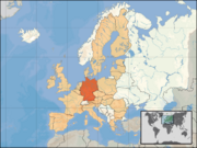 Localisation de l'Allemagne.